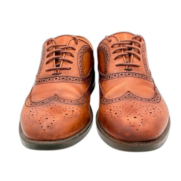 G. H. Bass Brown Leather Flex Step Wingtip Brogue Oxfords Men’s size 10M main image 6